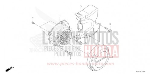 COUVERCLE DE GENERATEUR C.A. CBF125MER de 2024